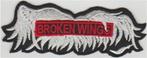 Broken Wings stoffen opstrijk patch embleem, Motos, Accessoires | Autocollants