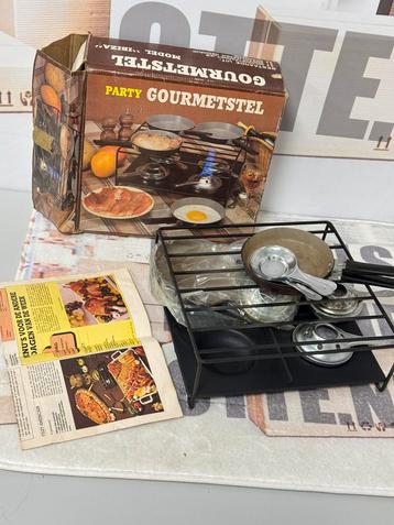 Vintage Party GOURMETSTEL model Ibiza nieuw + doos 1960-1970 beschikbaar voor biedingen