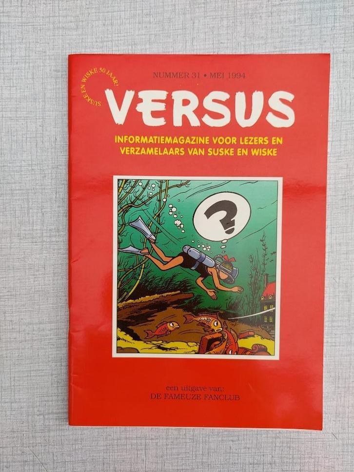 Vandersteen Suske en Wiske - Fanblad Versus 31 (1995), Verzamelen, Stripfiguren, Zo goed als nieuw, Boek of Spel, Suske en Wiske
