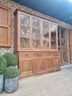 Teak buffetkast/vitrinekast, Huis en Inrichting, Kasten | Buffetkasten, Ophalen of Verzenden, Zo goed als nieuw