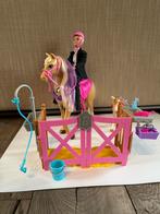 Barbie set: paard / brommer / turntoestel / kledij, Kinderen en Baby's, Speelgoed | Poppen, Ophalen, Zo goed als nieuw, Barbie