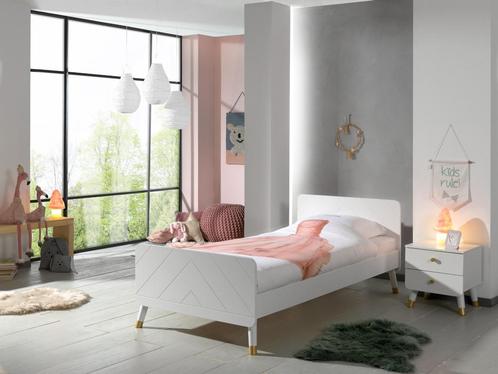 BILLY KINDERBED MET NACHTTAFEL. NIEUW!, Kinderen en Baby's, Kinderkamer | Bedden, Nieuw, 180 cm of meer, 85 tot 100 cm, Lattenbodem
