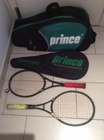 2 raquettes tennis + porte raquettes + sac, Sport en Fitness, Tennis, Gebruikt, Prince, Tas, Ophalen