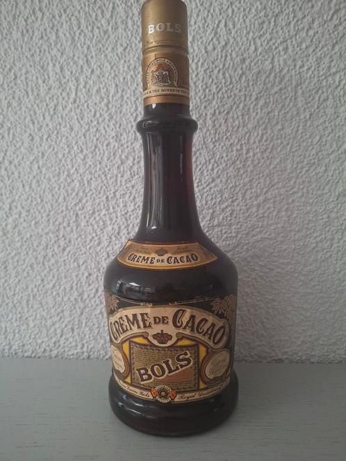 Vintage Bols Creme de Cacao 60/70's, Verzamelen, Wijnen, Nieuw, Vol, Ophalen of Verzenden