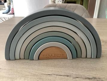 Little Dutch houten regenboog stapeltoren (13X25 cm) beschikbaar voor biedingen