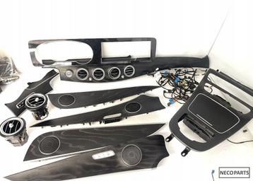 CONSOLE EN DEURDECORS E-KLASSE W213 HOUTVERLICHTE LED EUROPA beschikbaar voor biedingen