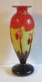 vase art déco gravé à l'acide Le Verre Francais Schneider Pa, Envoi