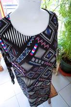 abstract vintage dressing jurk, Kleding | Dames, Overige kleuren, Vintage Dressing, Maat 42/44 (L), Ophalen of Verzenden