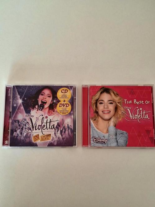 Violetta 2 cd's + DVD, Cd's en Dvd's, Cd's | Kinderen en Jeugd, Zo goed als nieuw, Ophalen of Verzenden