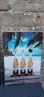Reclamebord Corona Cerveza (nr 10), Ophalen of Verzenden, Nieuw, Reclamebord, Plaat of Schild, Overige merken