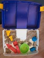 Kinetic sand speeldoos en nieuw zand, Kinderen en Baby's, Ophalen of Verzenden, Zo goed als nieuw