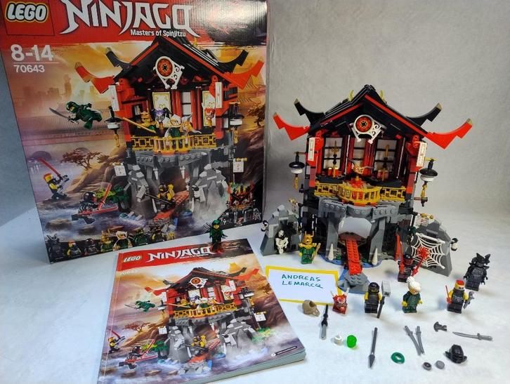 LEGO Ninjago 70643 Temple of Resurrection, Kinderen en Baby's, Speelgoed | Duplo en Lego, Gebruikt, Lego, Complete set, Ophalen of Verzenden