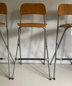 3 IKEA opvouwbare vintage barstoel met voetsteun, Ophalen