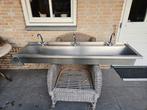 wasbak/wastrog/spoelbak Inox Franke 1.60 m 3 mengkranen, Ophalen, Nieuw