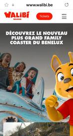 2 tickets Walibi Belgium