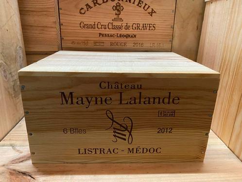 Chateau Mayne Lalande Listrac-Médoc Cru Bourgeois 2012, Verzamelen, Wijnen, Nieuw, Rode wijn, Frankrijk, Vol, Ophalen of Verzenden