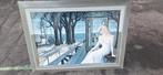 Prachtig reproductieframe van Paul Delvaux, Antiek en Kunst, Ophalen