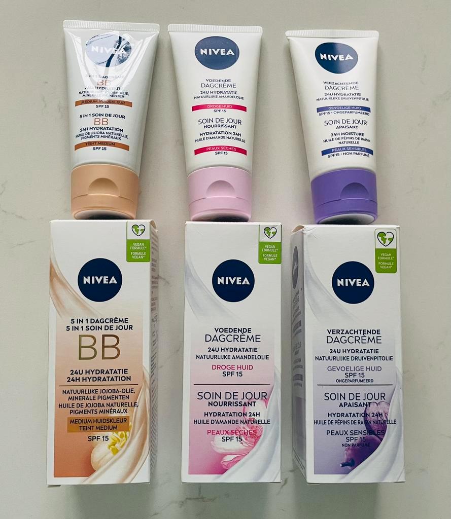 ② Crème de jour Nivea BB 5 en 1, nourrissante et apaisante — Beauté