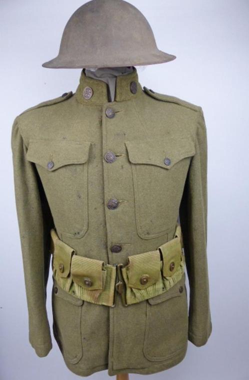 US , M1917 Jasje WO1 WW1, Verzamelen, Militaria | Algemeen, Kleding of Schoenen, Verzenden