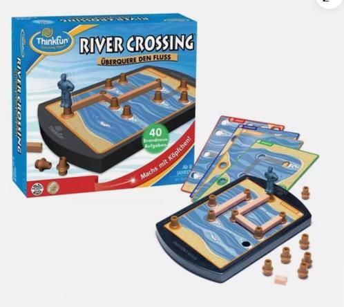 Denkspel River Crossing, Hobby en Vrije tijd, Gezelschapsspellen | Bordspellen, Zo goed als nieuw, Een of twee spelers, Ophalen of Verzenden