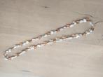 * Halsketting, Handtassen en Accessoires, Kettingen, Ophalen of Verzenden, Zo goed als nieuw, Beige, Kunststof