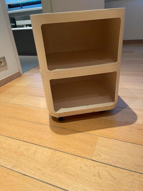 Kartell bijzettafel - 4970 - ontwerp Anna Castelli, Huis en Inrichting, Tafels | Bijzettafels, Gebruikt, Vierkant, 60 cm of meer