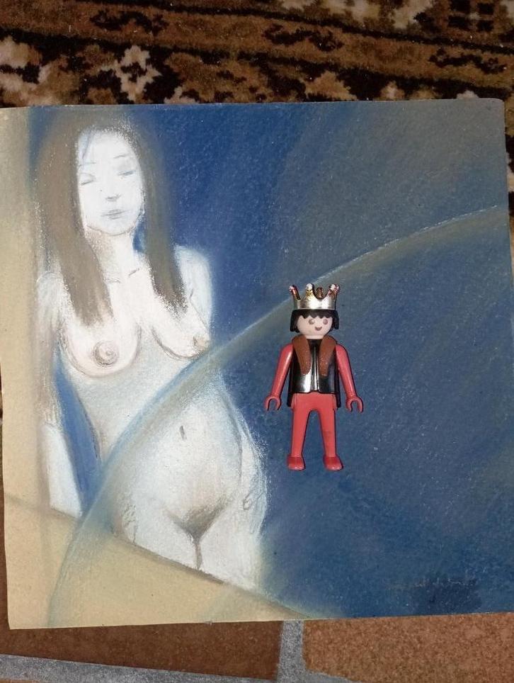 597) Mooi werkje op papier getekend Ingegert de smet, Antiek en Kunst, Kunst | Schilderijen | Modern, Ophalen of Verzenden