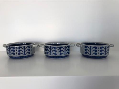 Boch Delta Nevada set 3 kommetjes bowls met greepjes, Antiek en Kunst, Antiek | Servies los, Ophalen of Verzenden