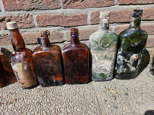 Oude Whiskey flessen, Verzamelen, Wijnen, Gebruikt, Overige typen, Overige gebieden, Ophalen of Verzenden