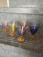 6 gekleurde glaasjes, Verzamelen, Glas en Drinkglazen, Ophalen of Verzenden, Zo goed als nieuw