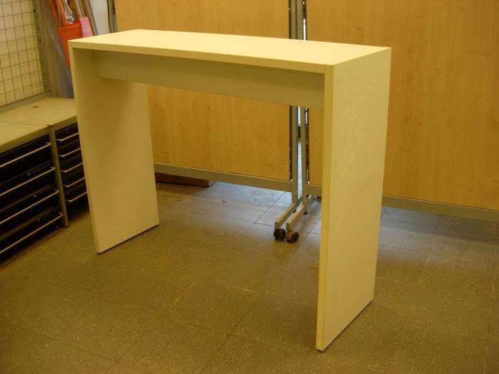 witte bartafel, Huis en Inrichting, Tafels | Statafels, Gebruikt, Ophalen