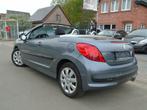 Peugeot 207cc 1.6i Benzine Cabrio *10/2008 *1e Eigen *Ohboek, Auto's, Voorwielaandrijving, Stof, Zwart, Elektrische ramen