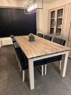 Tafel met 6 stoelen, Enlèvement, Comme neuf