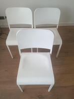 Witte stoelen Ikea, Huis en Inrichting, Stoelen, Ophalen, Kunststof, Gebruikt, Wit