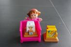 meisje met winkelkar little people, Kinderen en Baby's, Ophalen of Verzenden, Zo goed als nieuw