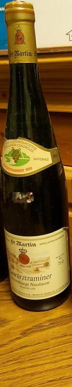 1 fles St. Martin Gewurztraminer 1989 Wit., Ophalen, Zo goed als nieuw
