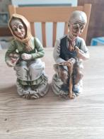 Beelden : Vintage Biscuit Beelden Opa En Oma, Verzamelen, Ophalen of Verzenden, Zo goed als nieuw