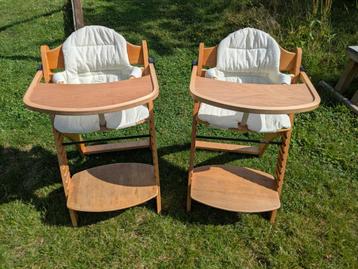 Lot de deux chaises évolutives pour enfant beschikbaar voor biedingen