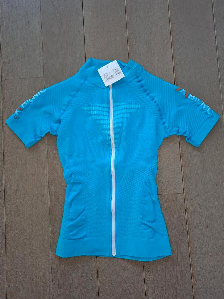X-Bionic effektor fietsshirt turquoise wit SIZE XL, Fietsen en Brommers, Fietsaccessoires | Fietskleding, Nieuw, Dames, Bovenkleding