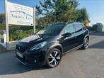 Peugeot 2008 110pk GT-line/automaat/1-eigenaar/carplay/pano, Auto's, Peugeot, 110 g/km, Zwart, Leder, 5 zetels