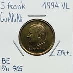 Belgique 5 francs 1994 VL (575), Enlèvement ou Envoi, Monnaie en vrac