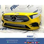 W177 A KLASSE 2022 A35 AMG VOORBUMPER GEEL AERO PERFORMANCE, Gebruikt, Voor, Mercedes-Benz, Ophalen of Verzenden