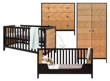 Toonzaalmodel babykamer bopita Job - Vintage honey, Kinderen en Baby's, Kinderkamer | Complete kinderkamers, Ophalen of Verzenden