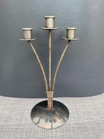Metalen kandelaar voor 3 kaarsen, Brun, 25 à 50 cm, Chandelier, Enlèvement