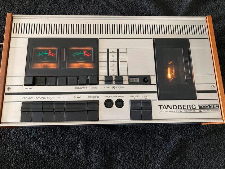 Tandberg TCD 310 cassette deck(heel nette staat), Audio, Tv en Foto, Cassettedecks, Ophalen of Verzenden