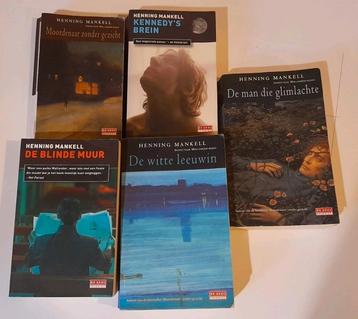 5 boeken Wallander,  Henning Mankell disponible aux enchères