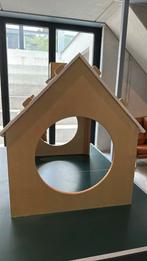 Houten speelhuisje van KidsIdee met als dak een krijtbord, Ophalen, Gebruikt, Overige typen