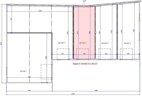 Grote garage/opslagplaats 50m², Immo, Huizen te huur, Gent, Overige soorten, Direct bij eigenaar, G