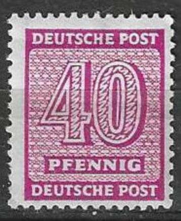 Duitsland West Saxen 1945 - Yvert 17 - 40 Pf. (PF) beschikbaar voor biedingen