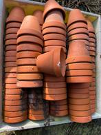 Terracotta potjes, Tuin en Terras, Bloempotten, Ophalen, Zo goed als nieuw, Terracotta